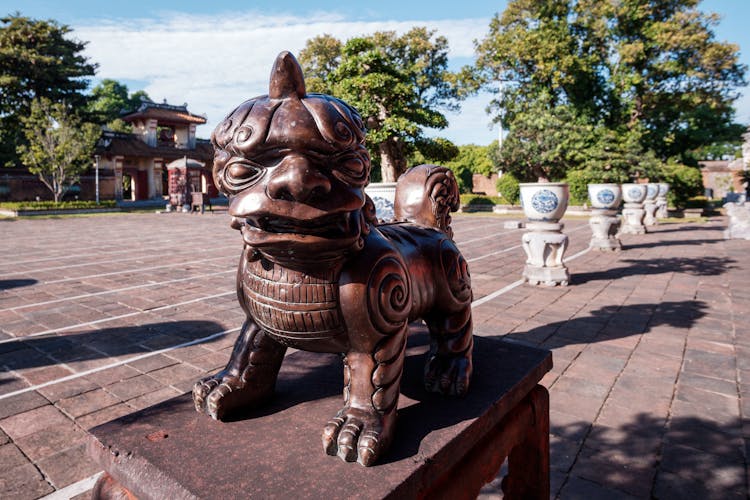 Statue On A Pedestal