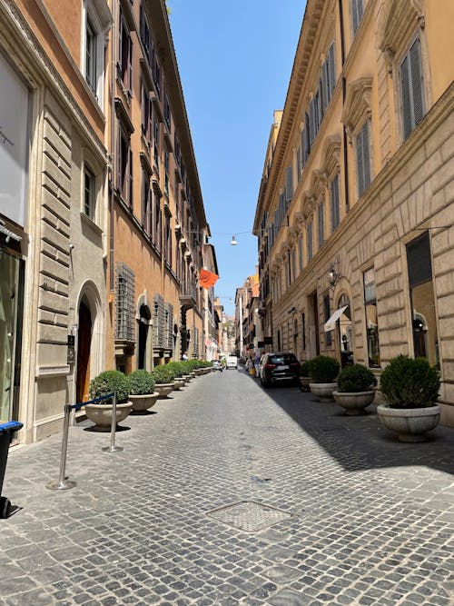 Road in an Old Town 