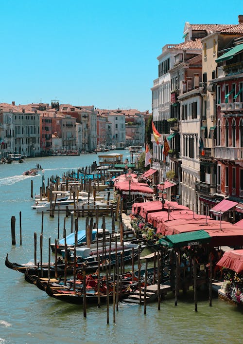 Fotobanka s bezplatnými fotkami na tému Benátky, cestovať, gondoly