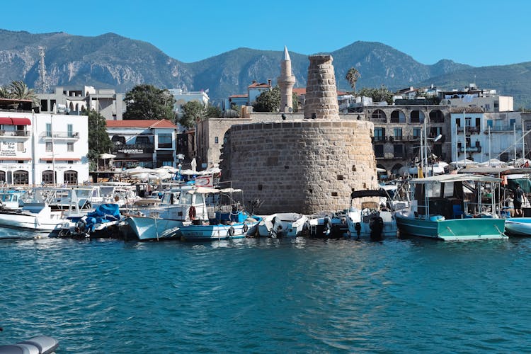 Kyrenia Harbor On Cyprus