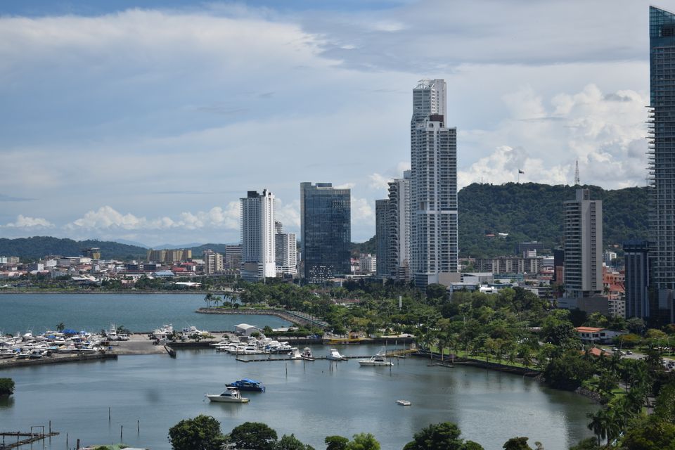 Marina cerca de Ciudad de Panamá
