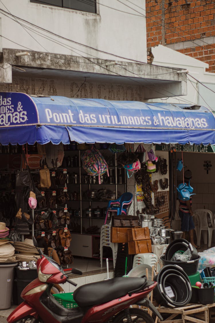 Shop On A Street Market 