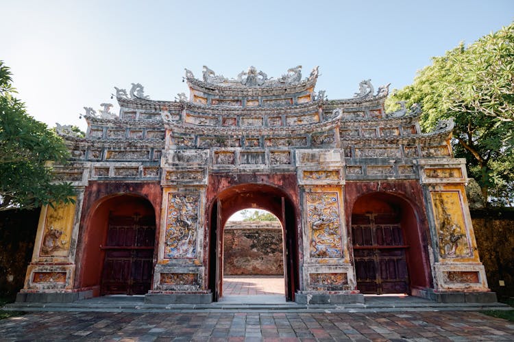 Entrance Gate To Temple