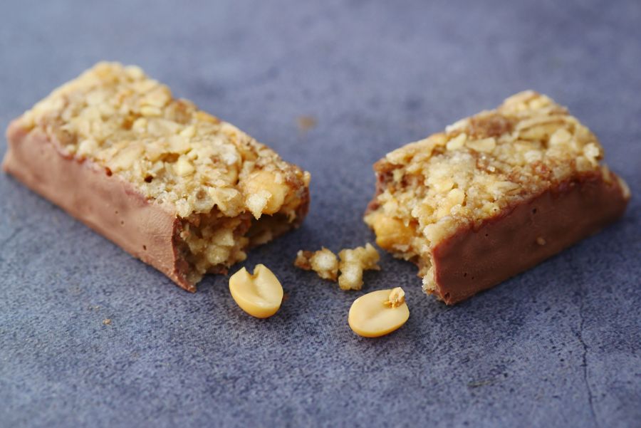 Havrebar med mørk chokolade (24 stk.)
