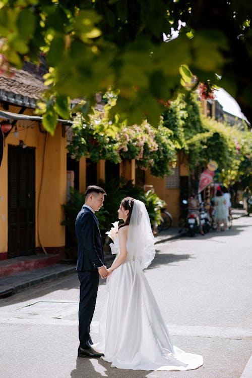 Photo of a Couple on a Street