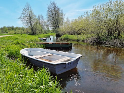 Kostnadsfri bild av båtar, dockad, flod