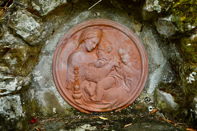 Ancient Coin On Ground