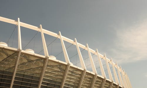 Imagine de stoc gratuită din arena de fotbal, cer, cer albastru