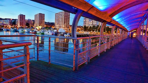 免費 行人天橋的建築攝影 圖庫相片
