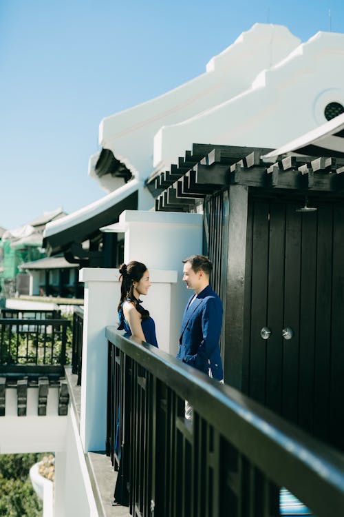 A Couple on a Balcony