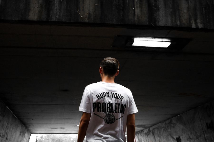 Burn Your Problems Graphic Tee