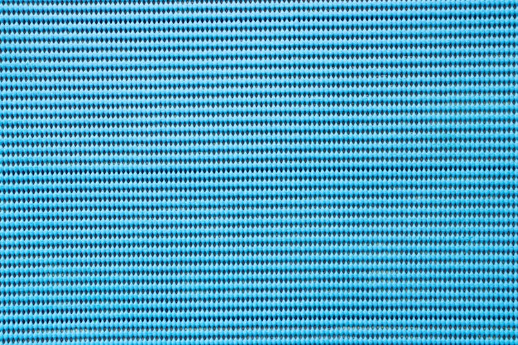 Dots On Blue Burlap Surface