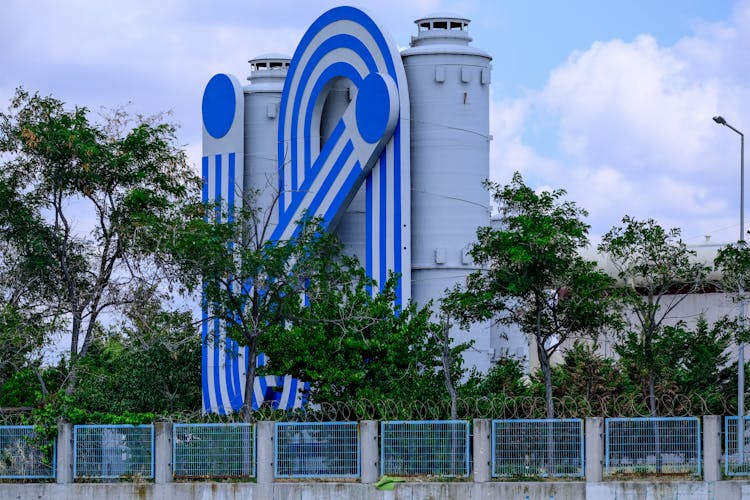 Logo On Industrial Building