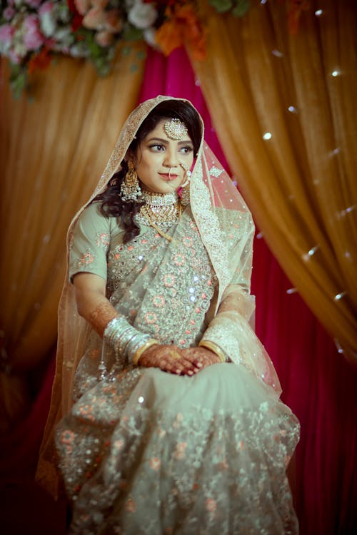 A Bride with Jewelry Sitting