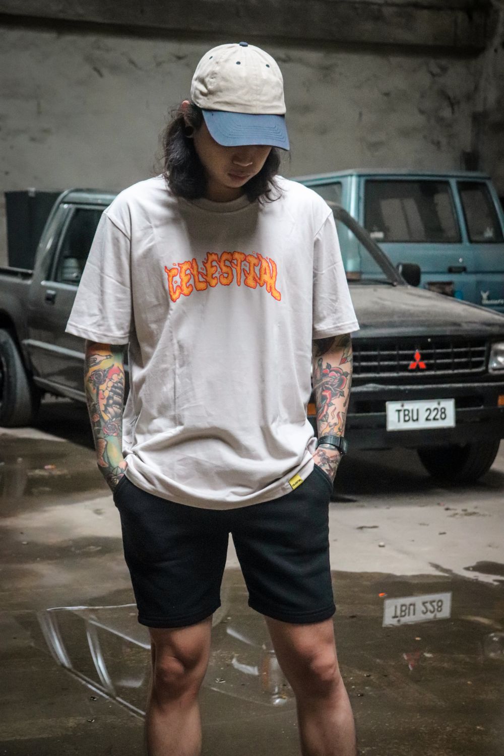 Jesse Cole with full sleeve tattoos