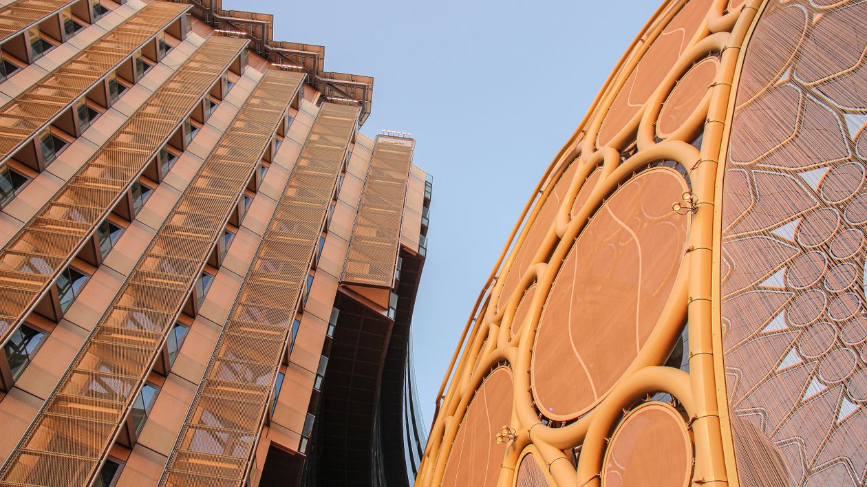 Facade of Expo City Dubai Building · Free Stock Photo