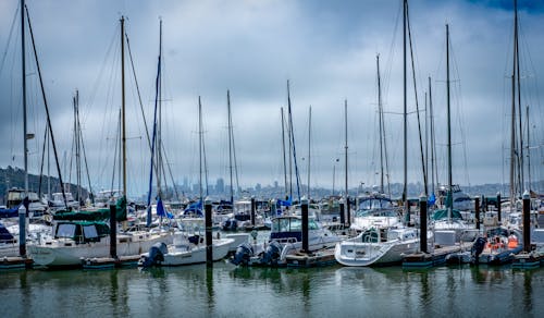 Kostenloses Stock Foto zu boote, dock, dockt