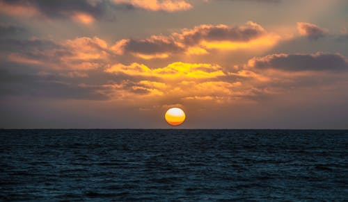 Fotobanka s bezplatnými fotkami na tému magická hodina, more, oceán