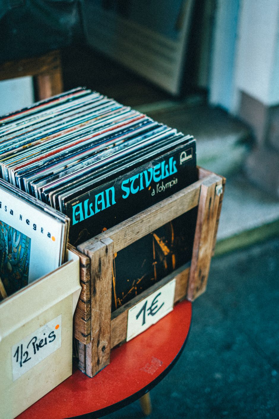 $85 for a crate of vinyl to resell to collectors