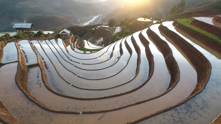 Mu Cang Chai During Sunset