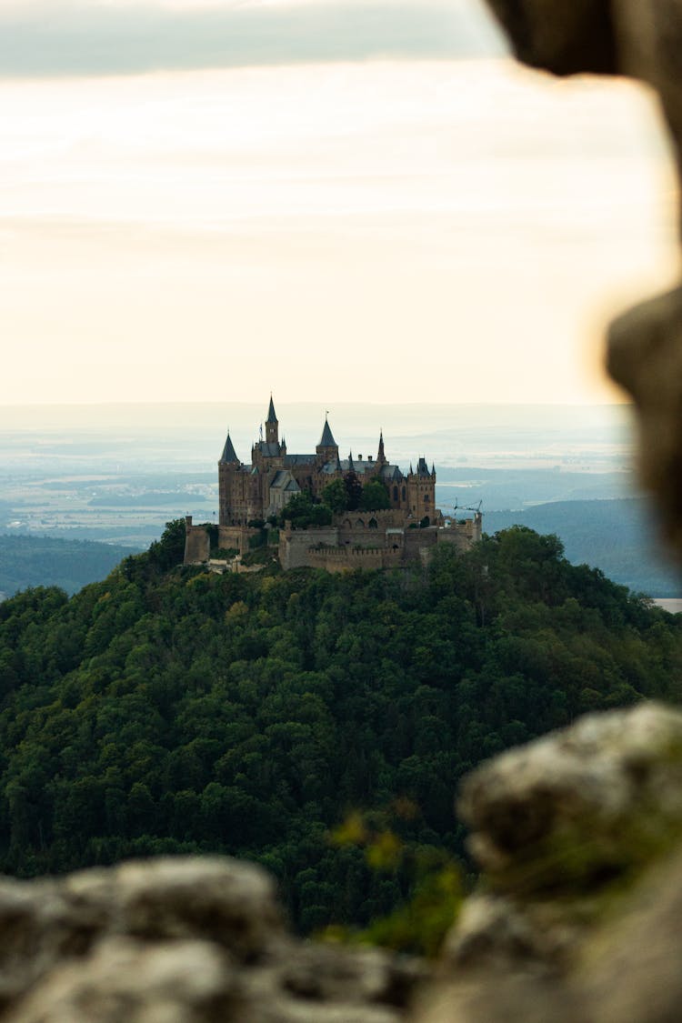 A View Of The Hohenzollern Castle In Germany