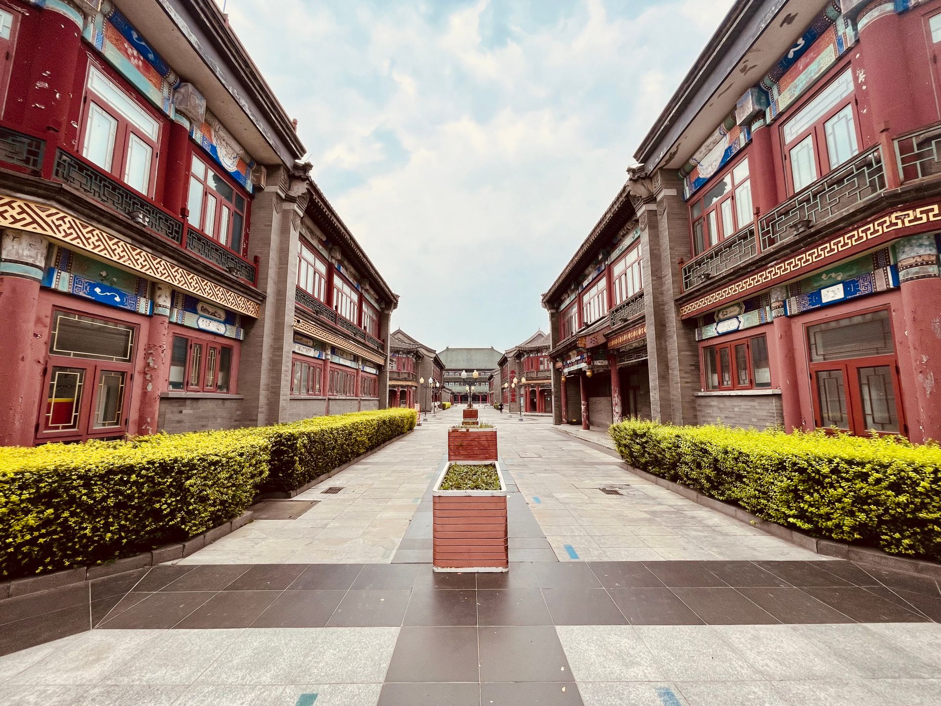 Traditional Buildings in a Chinese Town