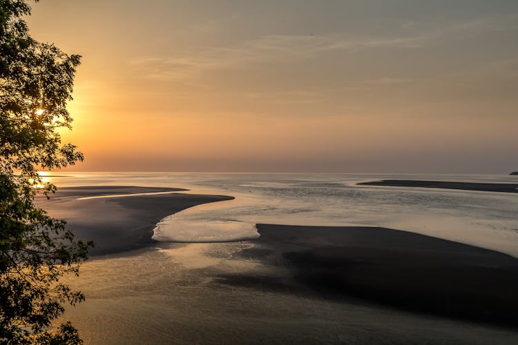 A Rising Tide During Sunset