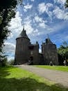 Castell Coch in Wales Under Blue Sky