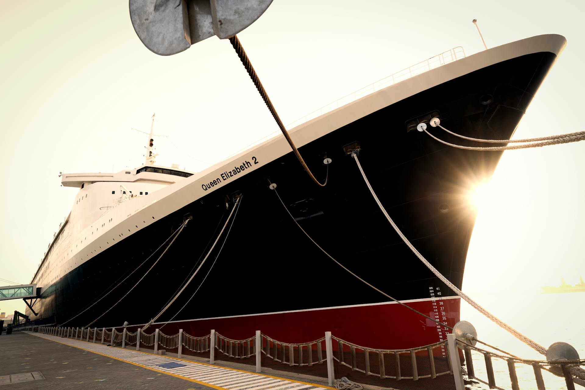 Photo of a Ship Docked