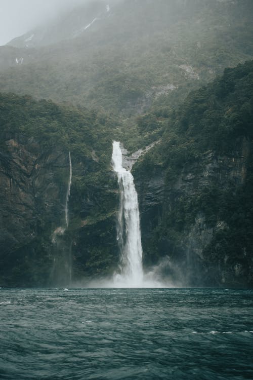 A Waterfall on the Mountain