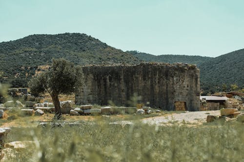 Ruins in a Mountain Valley 