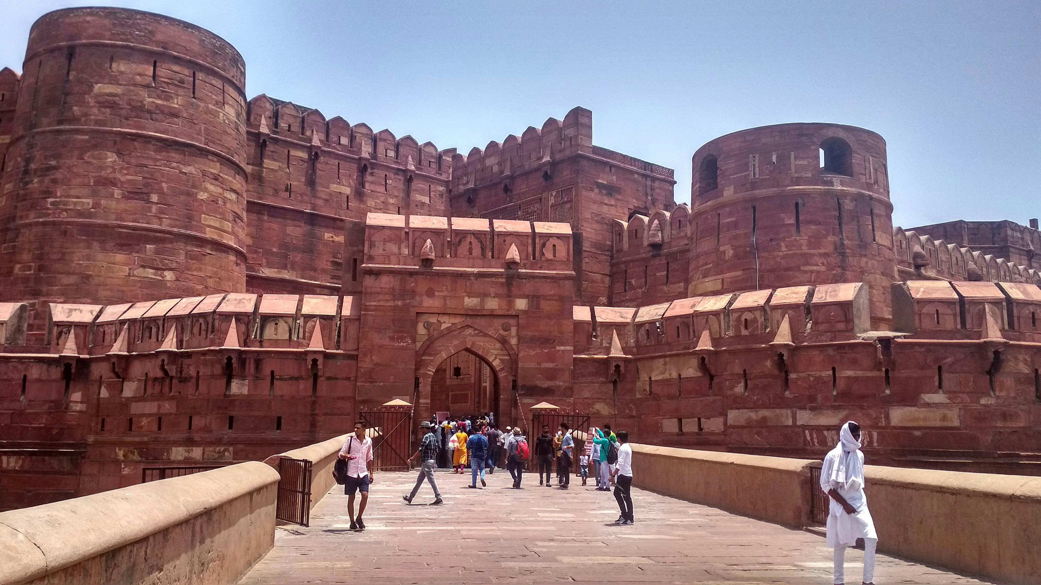 Free Stock Photo Of Agra Fort, Agra Monuments, Agra Red Fort