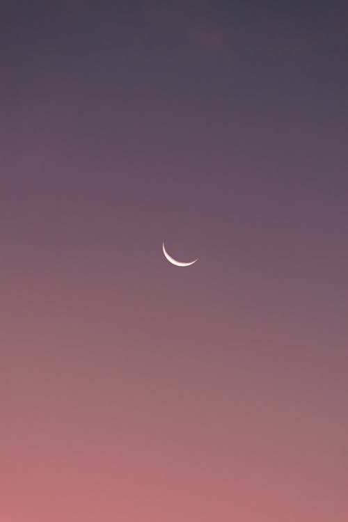 A Crescent Moon in the Sky