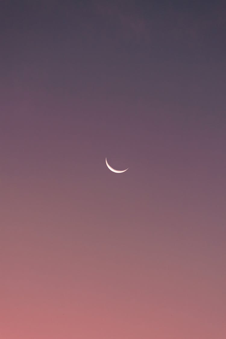 A Crescent Moon In The Sky