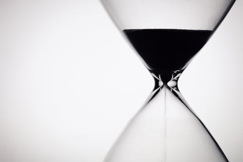 Free stock photo of hourglass, macro, time