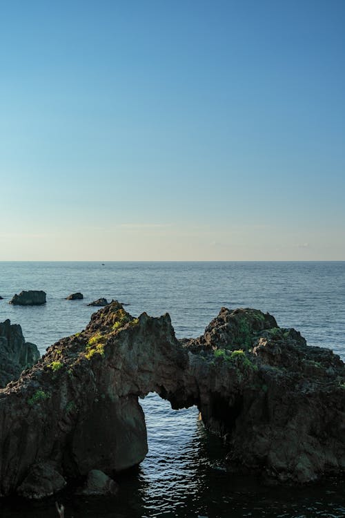 A Rock Formation on the Sea