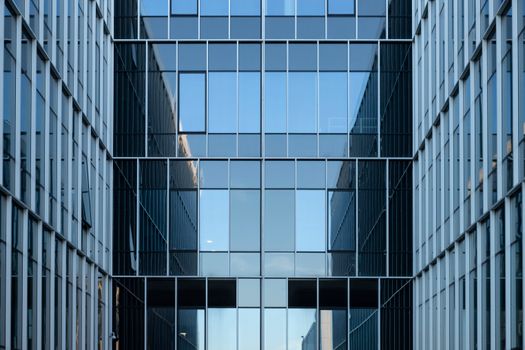 Modern commercial building exterior