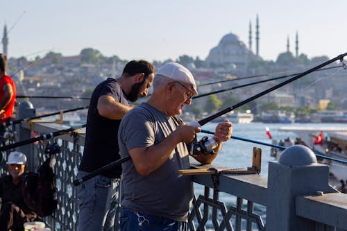 Two Men Fishing