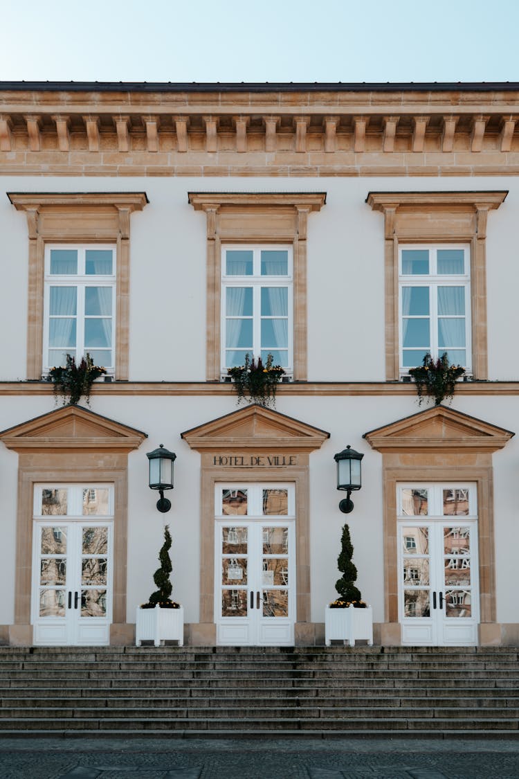 Facade Of The Luxembourg City Hall 