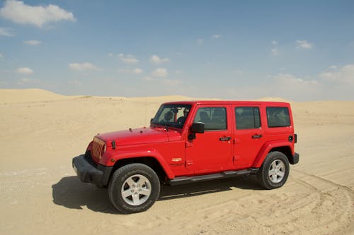 The SUV Parked on the Desert