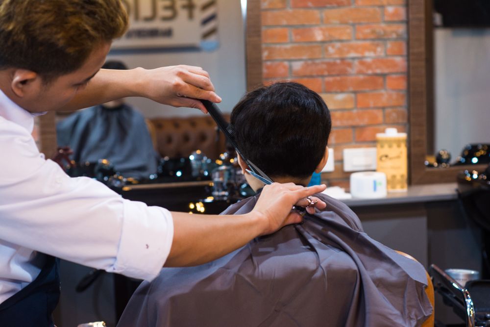 Modern salon interior