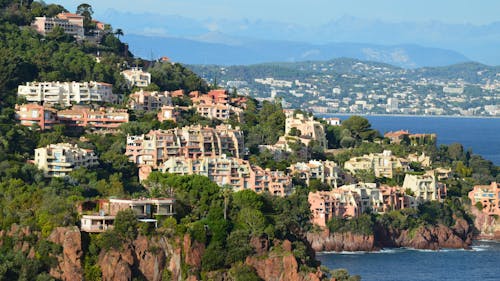 Théoule-sur-Mer City on the Hill, France