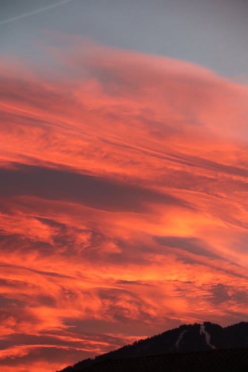 Photo of the Colorful Sky at Dusk