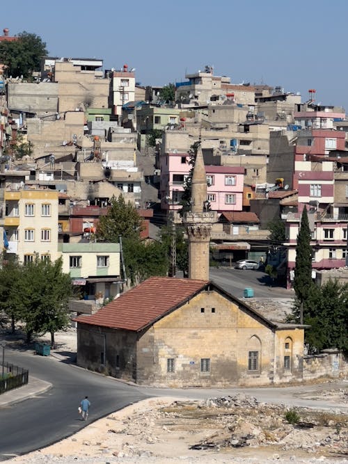 View of a Town on the Hill 