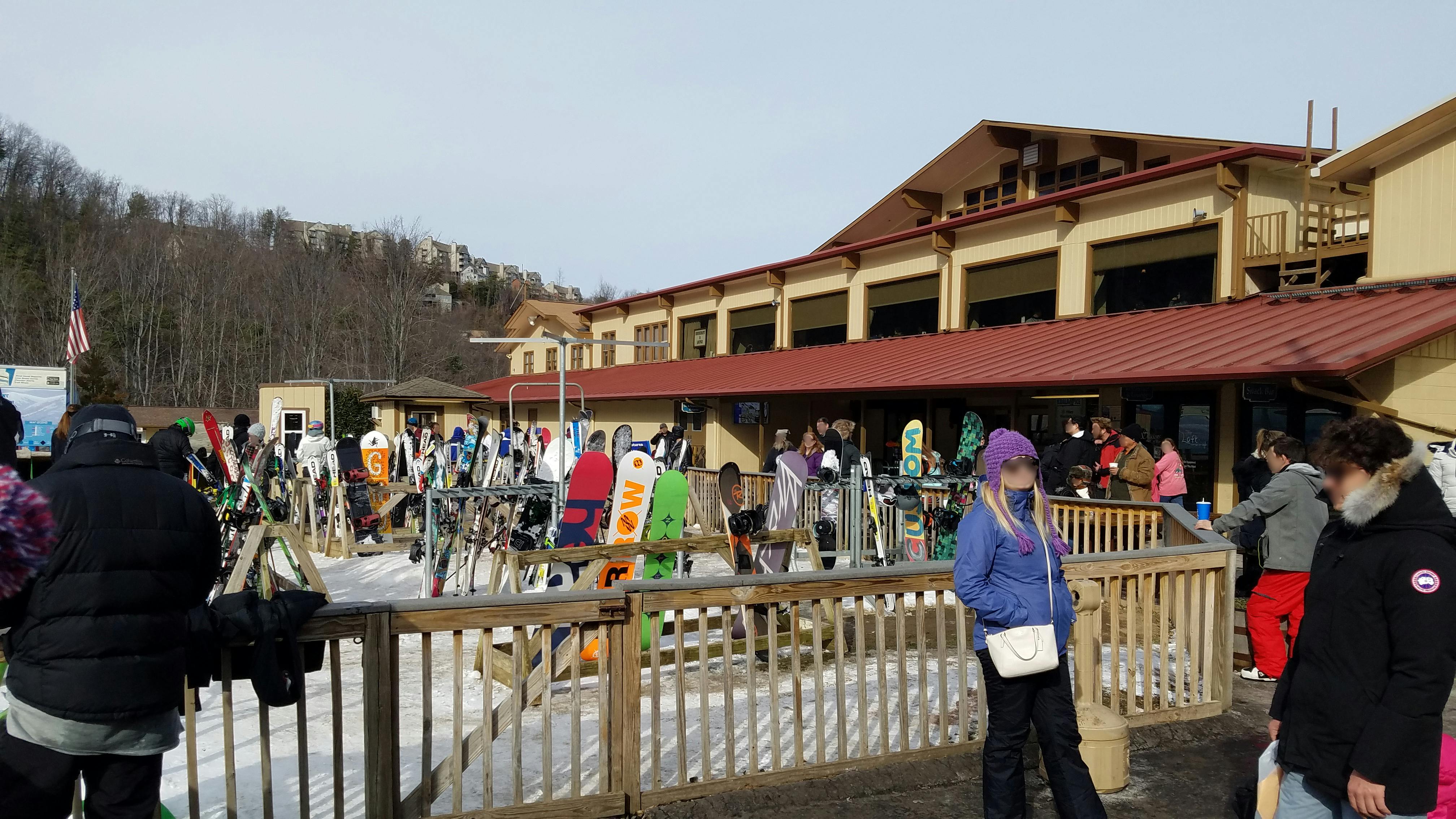 Free stock photo of mountains, ski lodge, snow boards