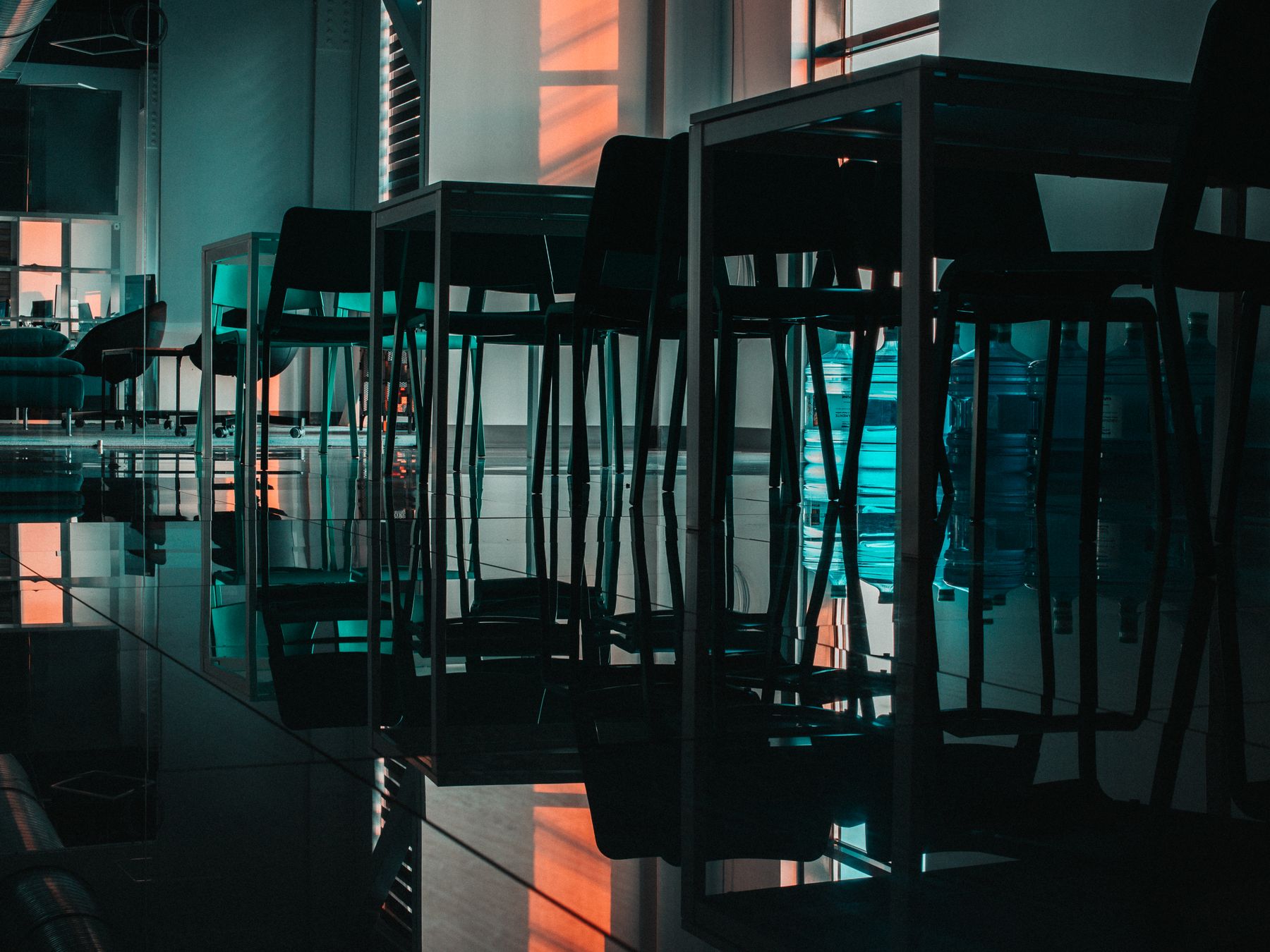 Walsall — office relocation team moving desks and equipment