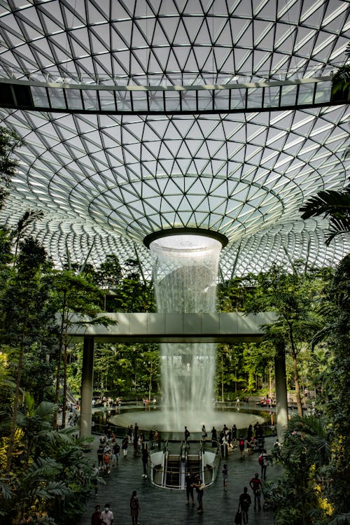 The Interior of the Jewel Changi Airport