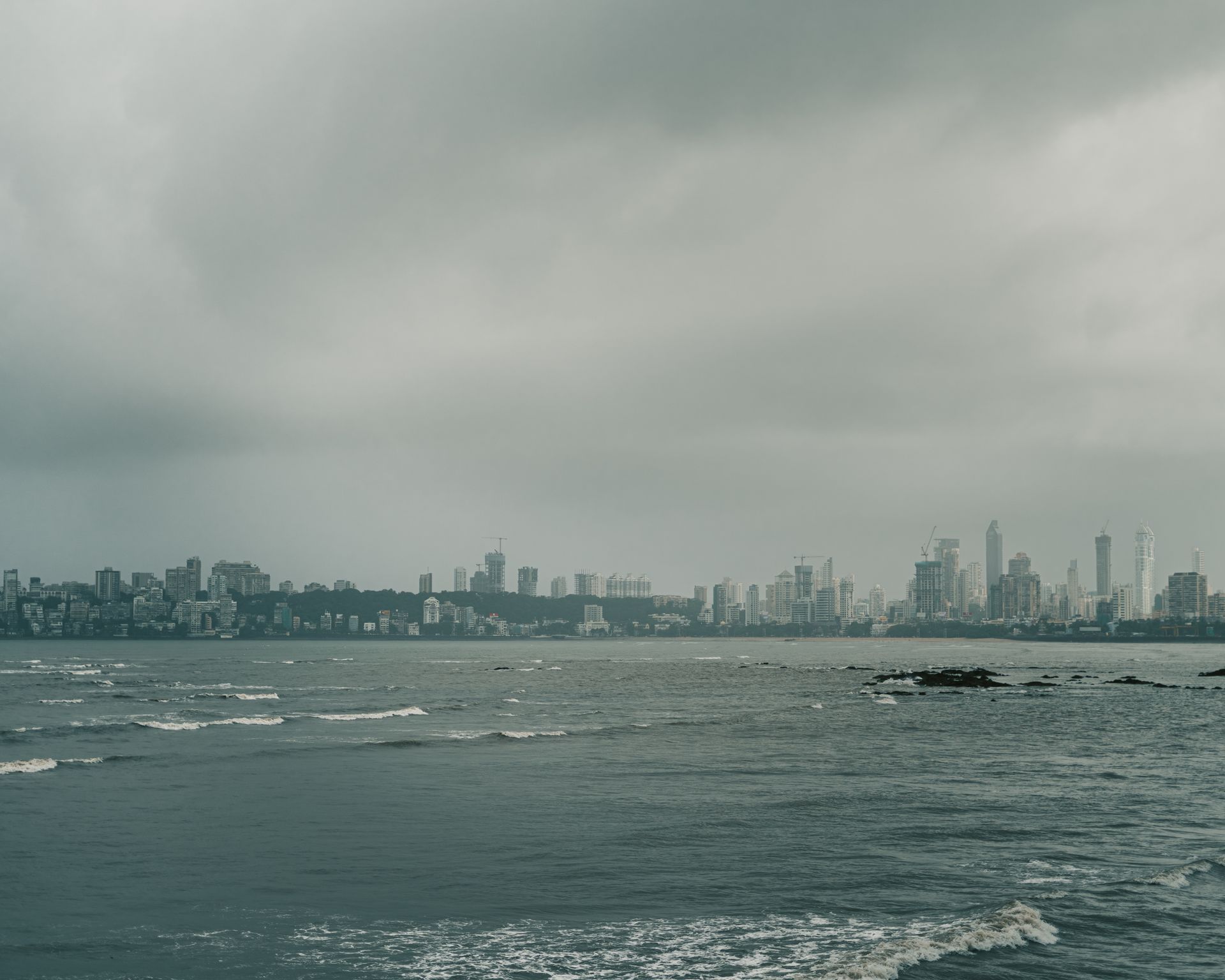 Mumbai financial district skyline