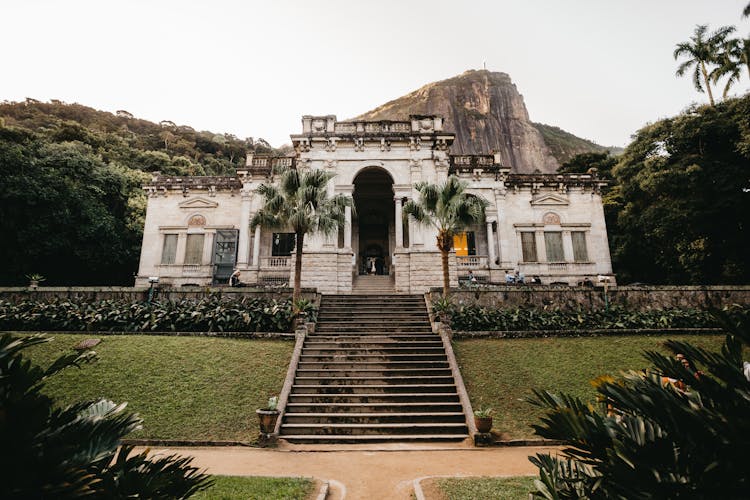 Facade Of Parque Lage In Rio De Janeiro