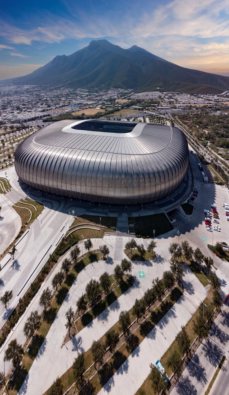 Aerial View Of A Stadium